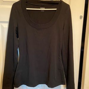 Express black long sleeve shirt